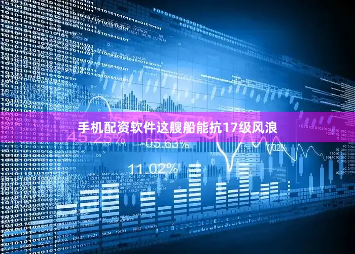 手机配资软件这艘船能抗17级风浪